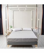 Canopy Bed Frame Full Queen King Size Adjustable Bed Canopy, Canopy Fram... - $1,337.79 MXN
