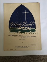 O Holy Night by Adolphe Adam  VINTAGE Sheet Music - £75.10 GBP