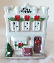 Vintage Christmas Village Porcelain Post Office Unbranded No Light 4&quot;T N... - $9.89