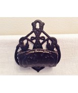 Vintage Cast Iron Wall Mounted Match Holder Matchstick Fireplace - $215.04 MXN