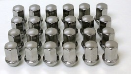 Set Of 24 NEW TAKEOFF GM Chevy Silverado Factory Polished 14x1.5 Lug Nuts - $659.47 MXN