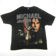 Michael Jackson Mens TEE SHIRT (2XL) Rhinestone Spell Out RIP 1958-2009 ... - $31.02