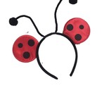 Lady Bug Round Ear Headband with Antenna&#39;s Halloween Costume or Dress Up... - £3.94 GBP