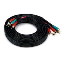 12 ft. 5-RCA (5-in-1) Component Video-Audio Coaxial Cable (RG-59 U) - Black - £17.22 GBP