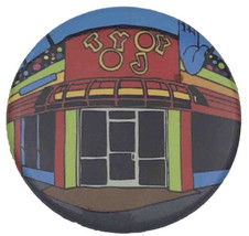 TYOY OJ  Pin Pinback Button Vintage - £9.73 GBP