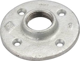 Lot (10) 1/2 Inch Galvanized Pipe Threaded Floor Flanges Fittings 6102438 - £57.06 GBP