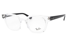 Ray Ban RB 4324-V-F 5943 Crystal Black Unisex Eyeglasses 50-21-150 W/Case Italy - $83.99