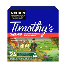 Timothy&#39;s Toffee Coffee 24 to 144 Keurig K cups Pick Any Size FREE SHIP - £26.27 GBP+