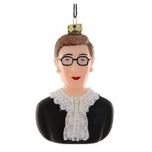 RUTH BADER GINSBURG ORNAMENT 4.5&quot; Christmas Tree Glass US Supreme Court ... - €13,66 EUR