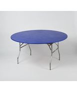 36&quot; Round Plastic Elastic Table Cover (SOLID) - £3.95 GBP