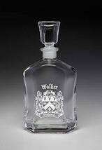 Walker Irish Coat of Arms Whiskey Decanter (Sand Etched) - £43.15 GBP