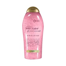 OGX Sensitive Rose Water Pink Sea Salt Exfoliating Body Scrub Rose Quartz  - $366.07 MXN