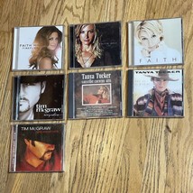 Faith Hill, Tim McGraw, Tanya Tucker 6 CD Lot - $8.99