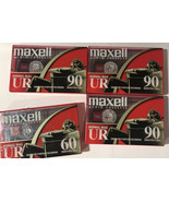 Lot of 3+1 Maxell Blank Audio Cassette Tapes Normal Bias Type I - £5.09 GBP