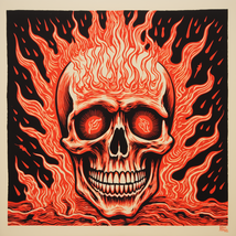 Burning Skull - £10.16 GBP