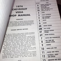 1974 CHEVROLET VEGA ORIGINAL DEALERSHIP SERVICE DEPARTMENT SHOP SERVICE ... - $11.30