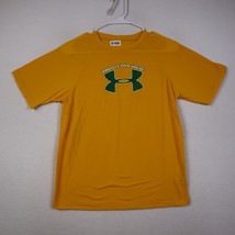 Under Armour “Protect This House” T Shirt Youth Medium Gold Green logo Casual - £8.65 GBP