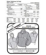 Adult’s Polar Pullover &amp; Vest Jacket Coat #512 Sewing Pattern (Pattern O... - £7.86 GBP