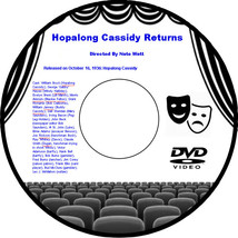 Hopalong Cassidy Returns 1936 DVD Film Western William Boyd George &#39;Gabby&#39; Hayes - £3.92 GBP