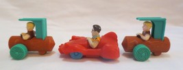 Flintstones Cartoon TV Show Toy Vehicle Lot Amblin Barney Fred - £7.97 GBP