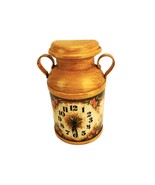 Spartus Milk Can Wall Clock, Brown, Non-Working, For Parts or Repair, CL... - €12,55 EUR