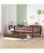 Gray Twin Loft Bed w/ Stand-alone Bed, Storage Stairs, Desk &amp; Drawers - $1,265.84 CAD