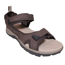 Lands End Men Size 8 D, All Weather Sandals, Rich Coffee Brown - $25.00