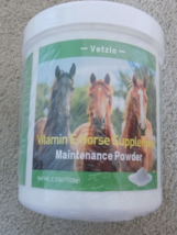 Vetzio Vitamin E Horse Supplement Maintenance Powder 2.2 lb. Factory Sealed - £23.42 GBP
