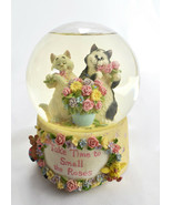 SAN FRANCISCO MUSIC BOX  Angus And Friends Ltd Smell The Roses Snow Globe - $98.99