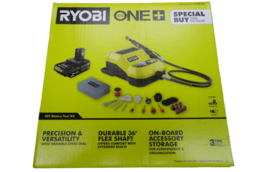 Ryobi P460K1SB ONE+ 18V Cordless Rotary Tool Kit with 1.5 Ah Battery and Charger - £69.07 GBP
