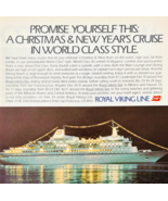 1978 Royal Viking Line Cruise Advertisement Vintage Travel Star Sea DWW12E - €21,45 EUR