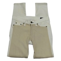 RAG &amp; BONE Jeans Modele Leather High-waist Skinny INTERMIX Nude/White Wo... - £35.37 GBP