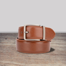 Mens Big and Tall Reversible Leather Belt for Casual Jean Dress - 1.2&quot; Wide - £21.62 GBP