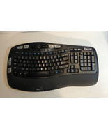 Logitech Wave K350 Y-R0053 Wireless Keyboard + Dongle, Pre-Owned, Tested - $25.56 CAD