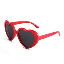 Red Heart Sunglasses For Women Polarized Heart Shaped Swift Glasses Cute Eyewear - £14.22 GBP