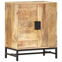 vidaXL Mango Wood Medium Rectangular Solid Brown Sideboard Storage Furniture - $6,785.03 MXN