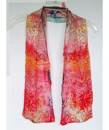 New Katherine D Stein Handmade Orig Artist Translucent Floral design Sil... - $19.79