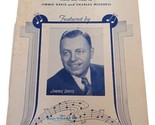 Sheet Music You Are My Sunshine by Jimmie Davis &amp; Charles Mitchell 1940 - $9.85