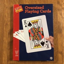 Just for Fun Oversized Playing Cards Measures 8.25 X 11.5 inches 52-Card... - $16.82