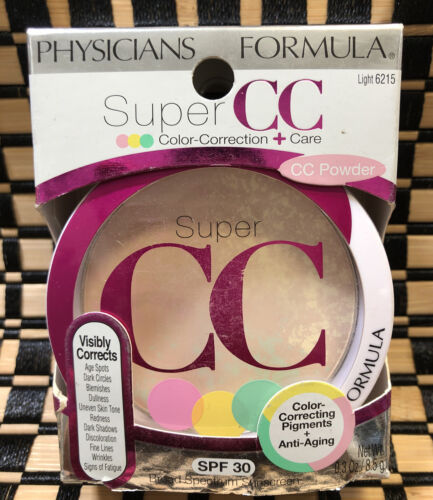 Physicians Formula Super CC Color-Correction + Care Pressed Powder, Light #6215 - $14.35