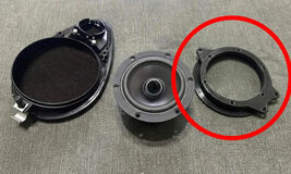 2pcs 4" Front Speaker Adapter Porsche Boxster 986 / 996 – Mounting Plate... - $30.65