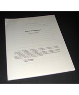 WHITE MAN'S BURDEN Movie Press Kit Production Notes Pressbook John Travolta - $17.99