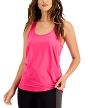 Id Ideology Women&#39;s Textured Racerback Tank Top Hot Pink Size XL - $14.75