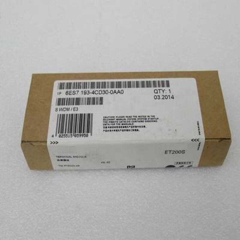 For 6ES7 193-4CD30-0AA0 Terminal Module 6ES7193-4CD30-0AA0 in Box - $31.55