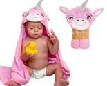 Premium Plush 500 GSM Bamboo Luxury Baby Towel for Infants Toddlers PINK... - £13.30 GBP