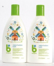 2 Count Babyganics 12 Oz Eucalyptus Rosemary Menthol Lavender Vapor Bubble Bath - £20.55 GBP