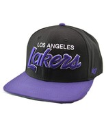 &#39;47 Los Angeles Lakers NBA Crosstown Script 2Tone Captain Snapback Hat - $26.59