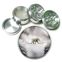 Elephant Art D34 Aluminum Herb Grinder 2.5&quot; 63mm 4 Piece - £13.20 GBP