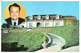 Red Skelton Residence Beverly Hills, California Postcard - £11.00 GBP