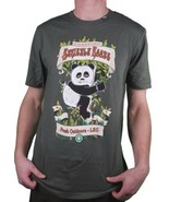 LRG Strictly Roots Weed Joint Smoking Panda Dark Olive Black or White T-... - $14.99
